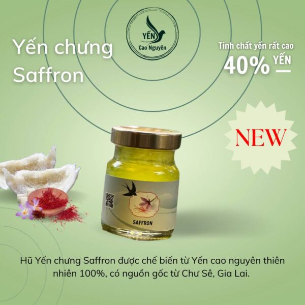 Hũ yến chưng saffron